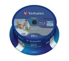 Verbatim BD-R 6x 25GB hinta ja tiedot | Vinyylilevyt, CD-levyt, DVD-levyt | hobbyhall.fi