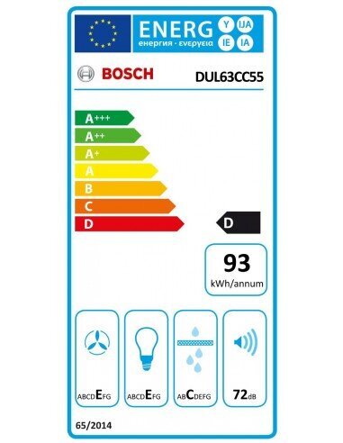 Bosch DUL63CC55 hinta ja tiedot | Liesituulettimet | hobbyhall.fi