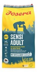 Josera SensiAdult kaikenrotuisille aikuisille koirille, 12,5 kg hinta ja tiedot | Koiran kuivaruoka | hobbyhall.fi