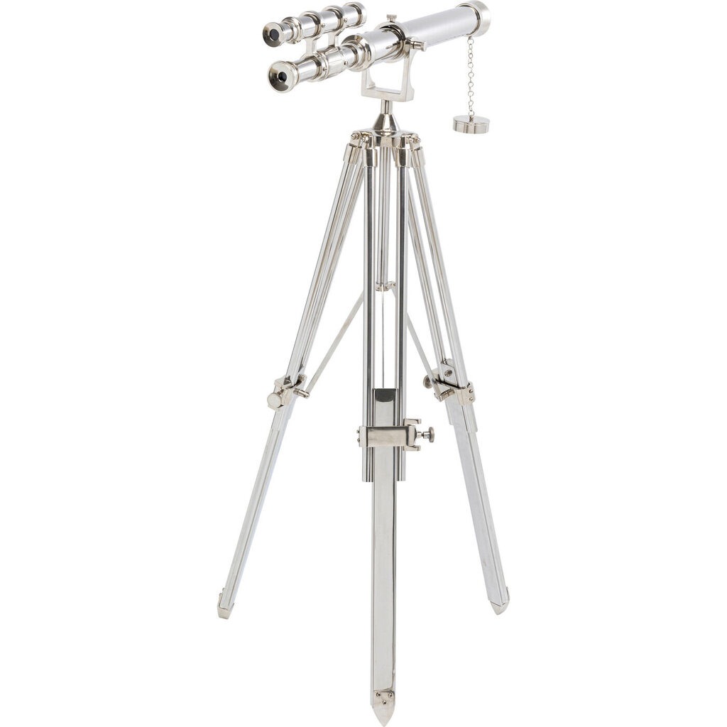Koriste-esine Telescope, hopea, 125cm hinta ja tiedot | Sisustustuotteet | hobbyhall.fi