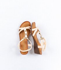 Naisten sandaalit 442901 01, beige/ruskea 442901*01-041 hinta ja tiedot | Naisten avokkaat ja sandaalit | hobbyhall.fi