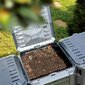 vidaXL Puutarhan kompostiastia musta 1200 l hinta ja tiedot | Kompostorit ja jäteastiat | hobbyhall.fi