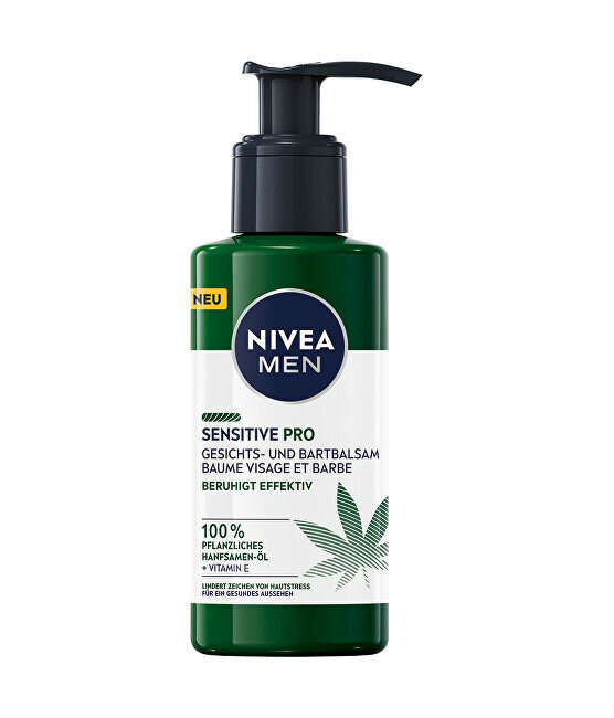 Kasvo- ja partabalsami NIVEA MEN Skin Balm for Face and Beard Sensitive Pro, 150 ml hinta ja tiedot | Kasvovoiteet | hobbyhall.fi