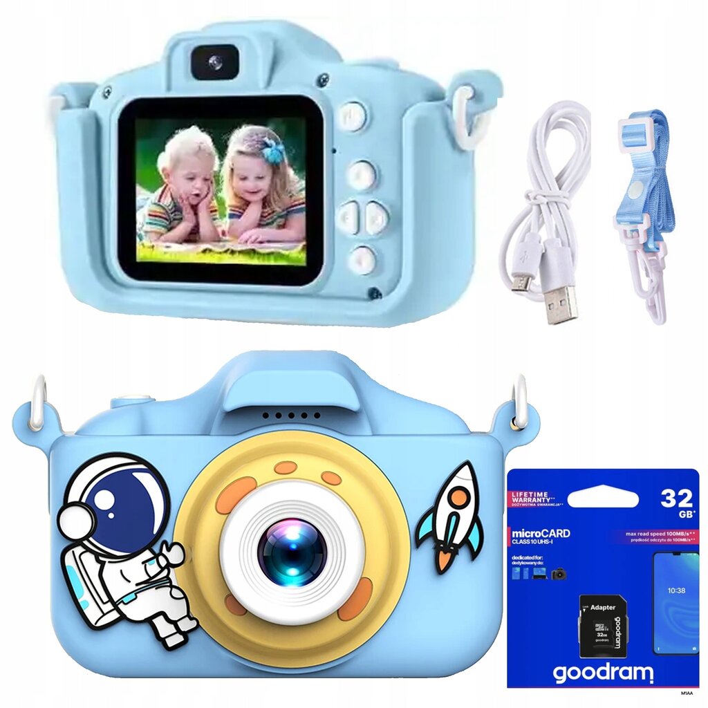 Lasten kamera 1080p +32GB hinta ja tiedot | Kamerat | hobbyhall.fi
