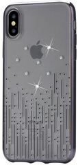 Suojakotelo Devia BRA006292 sopii Apple iPhone X:lle, läpinäkyvä / musta. hinta ja tiedot | Puhelimen kuoret ja kotelot | hobbyhall.fi