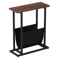 Sivupöytä Kalune Design Solo, ruskea/musta hinta ja tiedot | Sohvapöydät | hobbyhall.fi