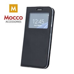 Mocco Smart Look Magneettikirjakotelo ikkunalla. Xiaomi Mi Max Blackille hinta ja tiedot | Puhelimen kuoret ja kotelot | hobbyhall.fi