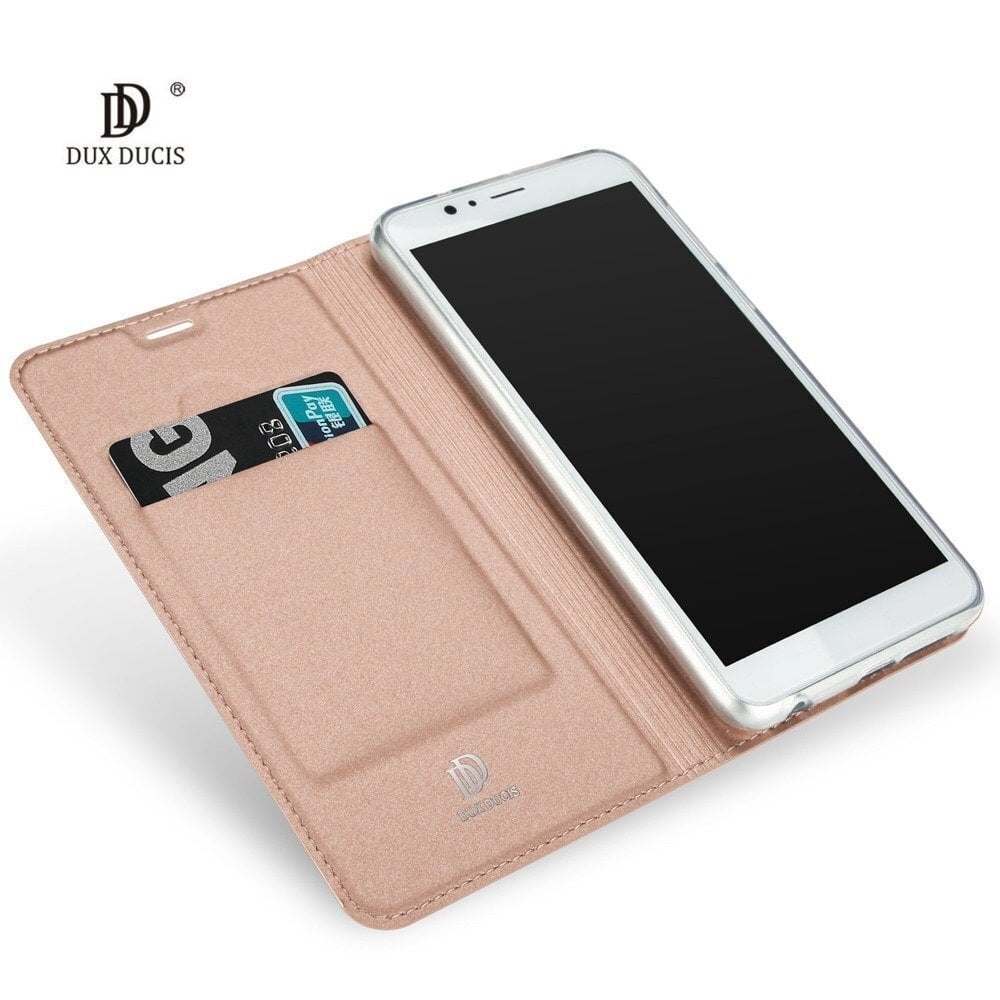 Xiaomi Mi 6 suojakotelo Dux Ducis Premium Magnet, vaaleanpunainen/kultainen hinta ja tiedot | Puhelimen kuoret ja kotelot | hobbyhall.fi