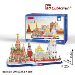 CUBICFUN 3D Palapeli City Line Moskova hinta ja tiedot | CubicFun Lapset | hobbyhall.fi