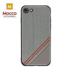 Suojakuori Mocco Trendy Grid And Stripes Silicone Back Case Apple iPhone 7 Plus / 8 Plus White (Pattern 1) hinta ja tiedot | Puhelimen kuoret ja kotelot | hobbyhall.fi