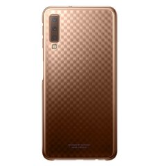 SAMSUNG GRADATION COVER A7 (2018) GOLD hinta ja tiedot | Puhelimen kuoret ja kotelot | hobbyhall.fi