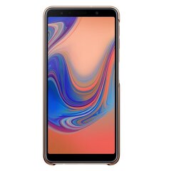 SAMSUNG GRADATION COVER A7 (2018) GOLD hinta ja tiedot | Puhelimen kuoret ja kotelot | hobbyhall.fi