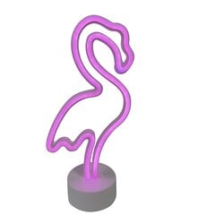 Pöytävalaisin Zuma Line Neon Flamingo hinta ja tiedot | Pöytävalaisimet | hobbyhall.fi