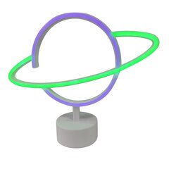 Pöytävalaisin Zuma Line Neon Planet hinta ja tiedot | Pöytävalaisimet | hobbyhall.fi