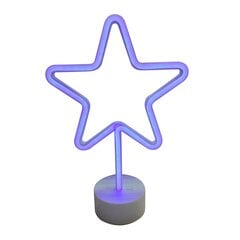 Pöytävalaisin Zuma Line Neon Star hinta ja tiedot | Pöytävalaisimet | hobbyhall.fi