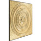 Objektikuva Art Circle Gold 120x120cm hinta ja tiedot | Sisustustuotteet | hobbyhall.fi