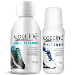 Coccine Sole Cleaner, 125 ml + Coccine Whitener, 75 ml hinta ja tiedot | Vaatteiden ja jalkineiden hoito | hobbyhall.fi