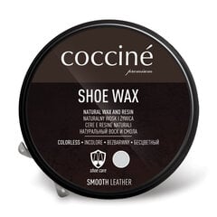 Coccine Shoe Wax, 40 g + Kengänkiillotusharja hevosenjouhi, 16 cm hinta ja tiedot | Vaatteiden ja jalkineiden hoito | hobbyhall.fi