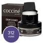 Nahkavoide Coccine Cream Elegance, violet, 50ml + Kengänkiillotusharja hevosenjouhi, 16 cm hinta ja tiedot | Vaatteiden ja jalkineiden hoito | hobbyhall.fi