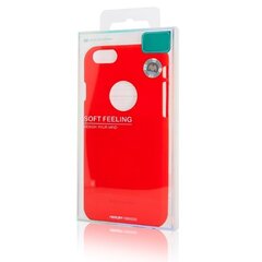 Mercury Soft feeling Super Thin TPU Matte surface back cover case for Apple iPhone Xs Max Red hinta ja tiedot | Puhelimen kuoret ja kotelot | hobbyhall.fi