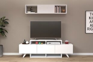 TV-kalustesarja Kalune Design MC607243, valkoinen hinta ja tiedot | TV- ja mediakalusteet | hobbyhall.fi