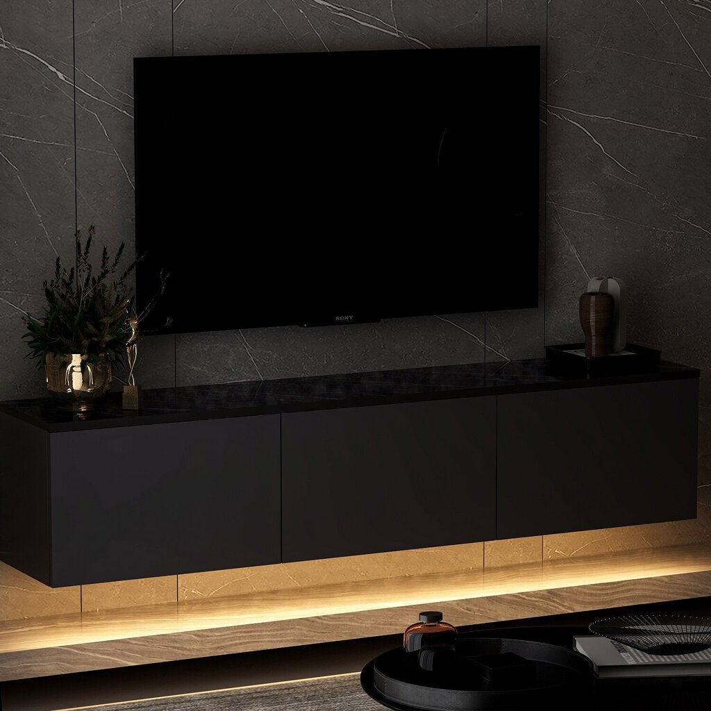 TV-taso Asir Neon Illuminated, harmaa hinta ja tiedot | TV-tasot | hobbyhall.fi