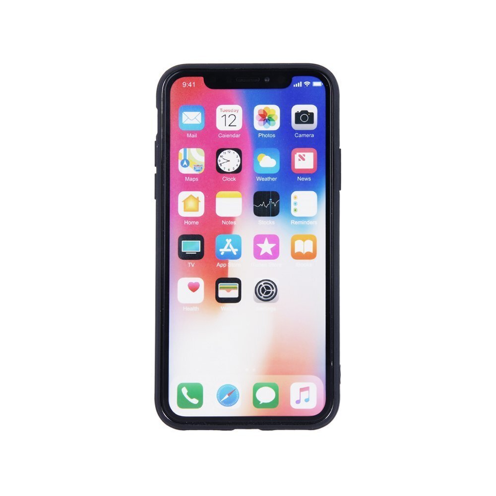 Apple iPhone X / XS suojakotelo Mocco Smart Wallet Eco Leather, sininen hinta ja tiedot | Puhelimen kuoret ja kotelot | hobbyhall.fi