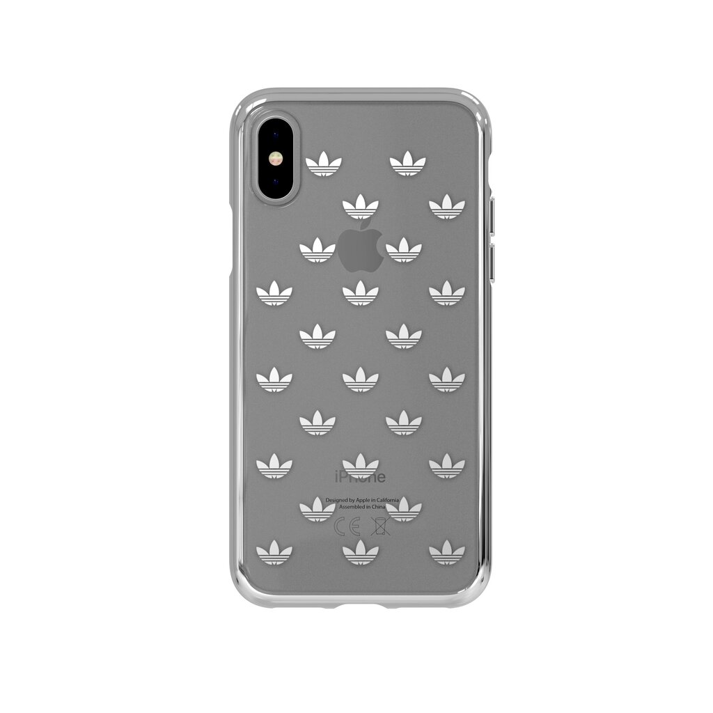 iPhone X / XS suojakuori, Trefoils Silver logo hinta ja tiedot | Puhelimen kuoret ja kotelot | hobbyhall.fi