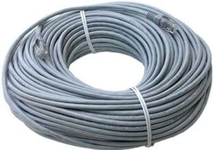 Patchcord Cat.5e 50 m suojaamaton, musta hinta ja tiedot | Kaapelit ja adapterit | hobbyhall.fi