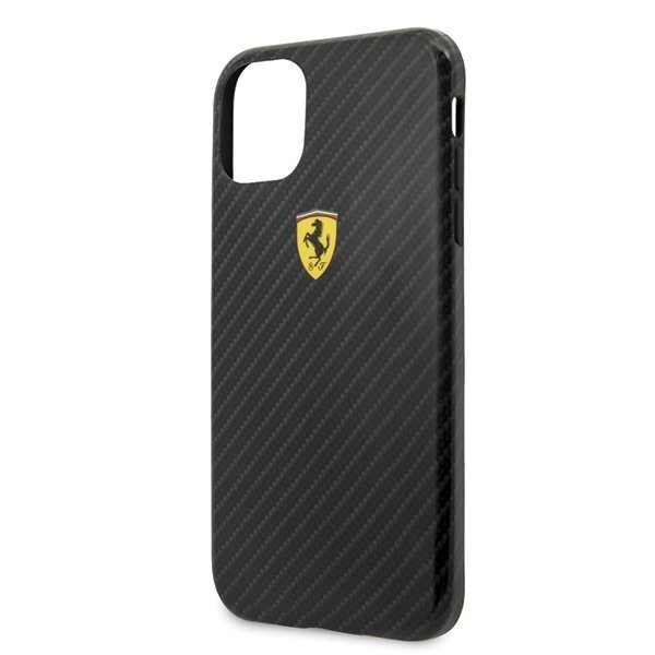 iPhone 11 Pro suojakuori Ferrari Hardcase FESPCHCN58CBBK, musta hinta ja tiedot | Puhelimen kuoret ja kotelot | hobbyhall.fi