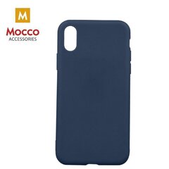 Mocco Ultra Slim Soft Matte 0,3 mm kotelo puhelimelle, sininen hinta ja tiedot | Puhelimen kuoret ja kotelot | hobbyhall.fi