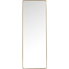 Peili, Curve, Rectangular Brass 200x70cm hinta ja tiedot | Peilit | hobbyhall.fi