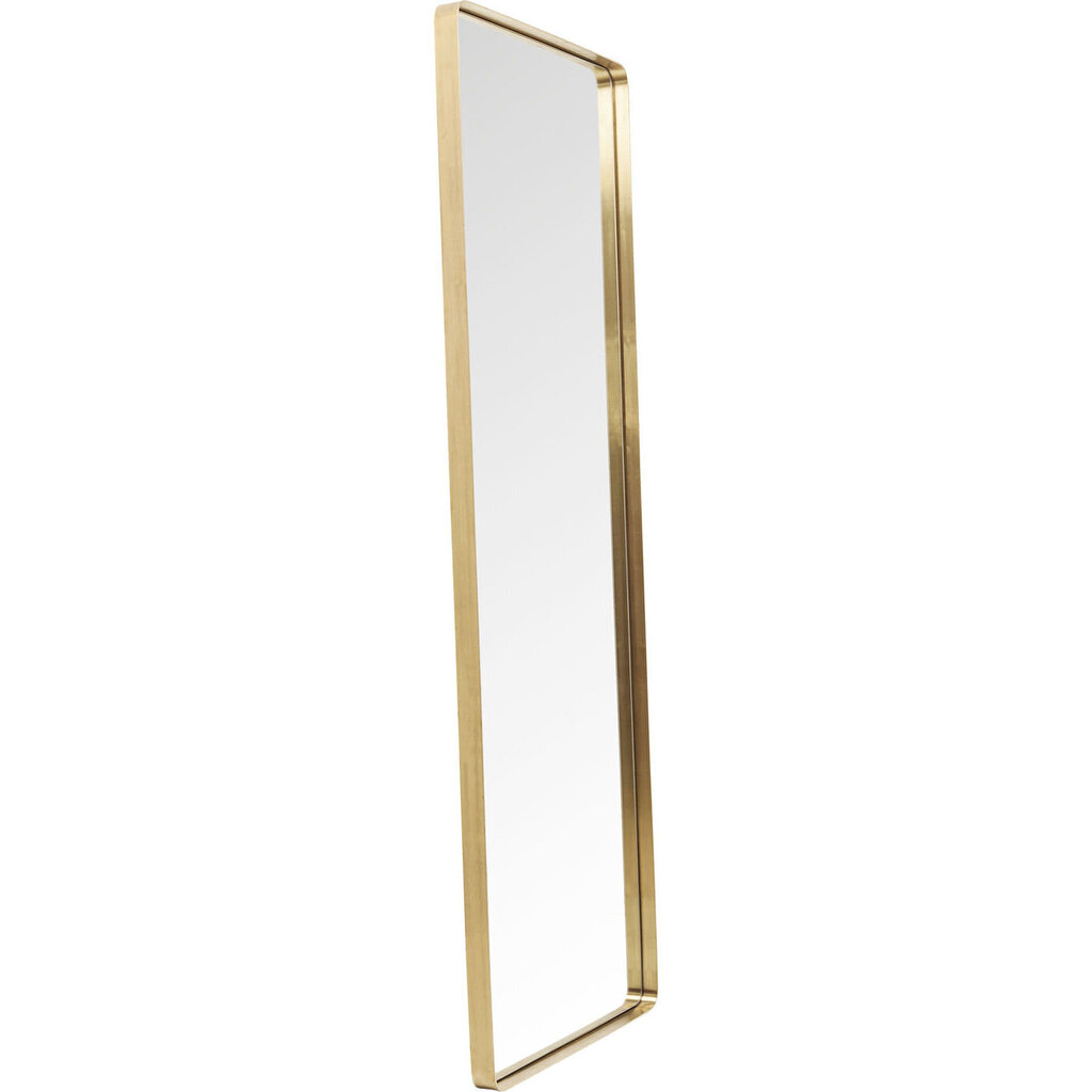 Peili, Curve, Rectangular Brass 200x70cm hinta ja tiedot | Peilit | hobbyhall.fi