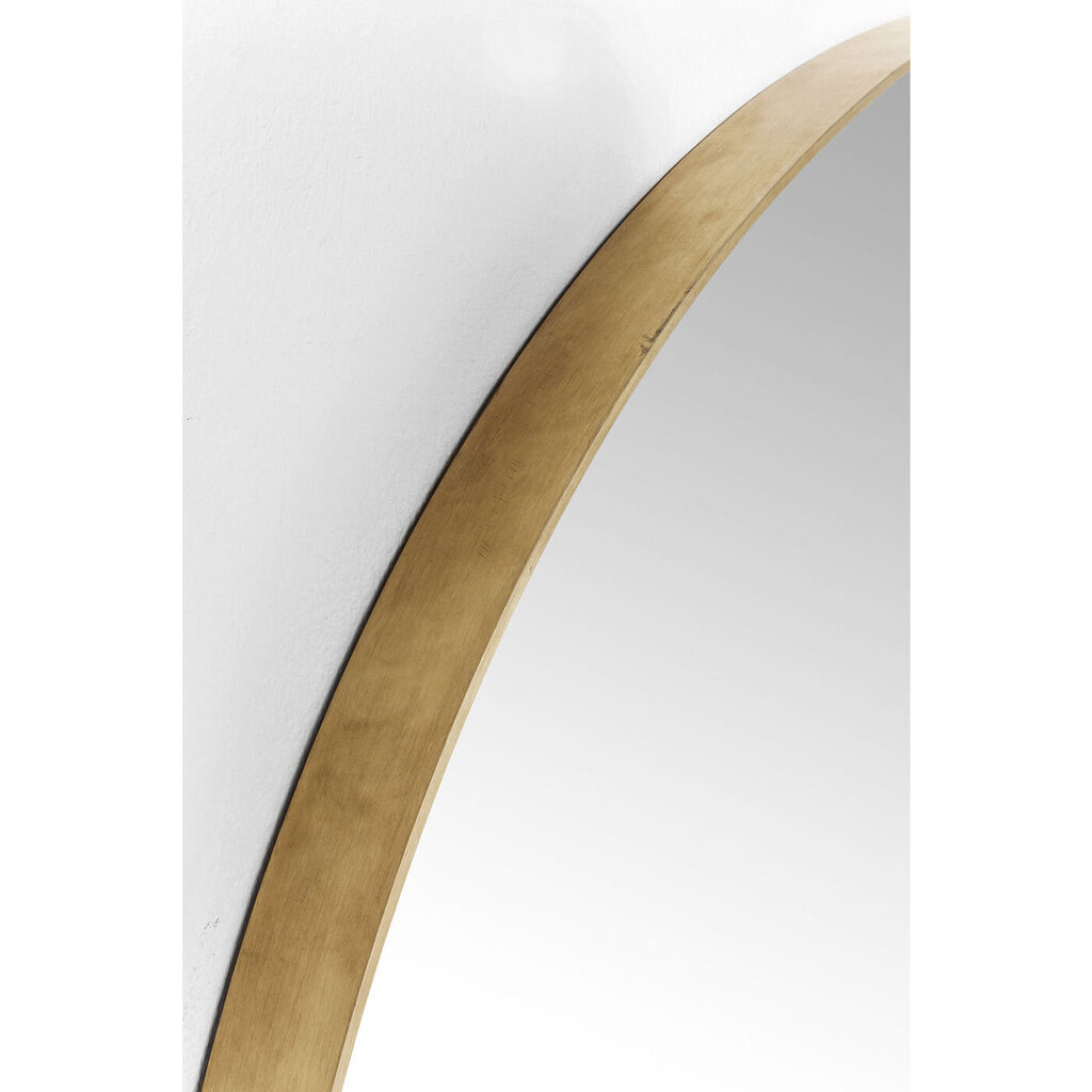 Peili, Curve, Round Brass Ø100cm hinta ja tiedot | Peilit | hobbyhall.fi