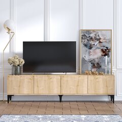 Kalune Design TV-taso Nora, ruskea hinta ja tiedot | TV-tasot | hobbyhall.fi