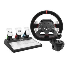 Gaming Wheel PXN-V10 V2 (PC / PS3 / PS4 / XBOX ONE / SWITCH) hinta ja tiedot | PXN Tietokoneen komponentit | hobbyhall.fi