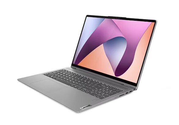 Lenovo IdeaPad Flex 5 16ABR8 AMD Ryzen 5 7530U 8GB SSD 512GB AMD Radeon Graphics W11H Arctic Grey hinta ja tiedot | Kannettavat tietokoneet | hobbyhall.fi