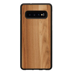 Samsung Galaxy S10 suojakuori Man&Wood, Cappuccino, musta hinta ja tiedot | Puhelimen kuoret ja kotelot | hobbyhall.fi