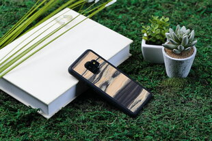 Samsung Galaxy S9 suojakuori Man&Wood, White ebony, musta hinta ja tiedot | Puhelimen kuoret ja kotelot | hobbyhall.fi