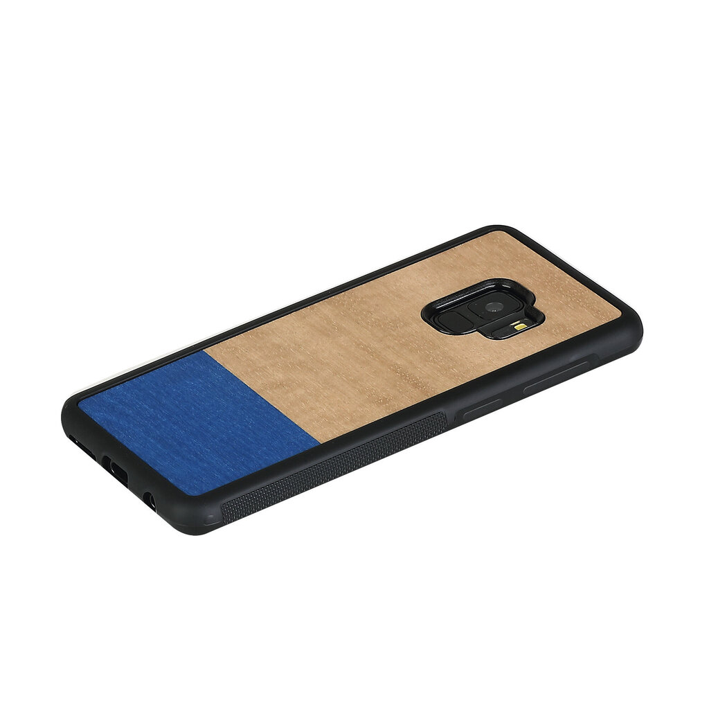 Samsung Galaxy S9 suojakuori Man&Wood, Dove, musta hinta ja tiedot | Puhelimen kuoret ja kotelot | hobbyhall.fi