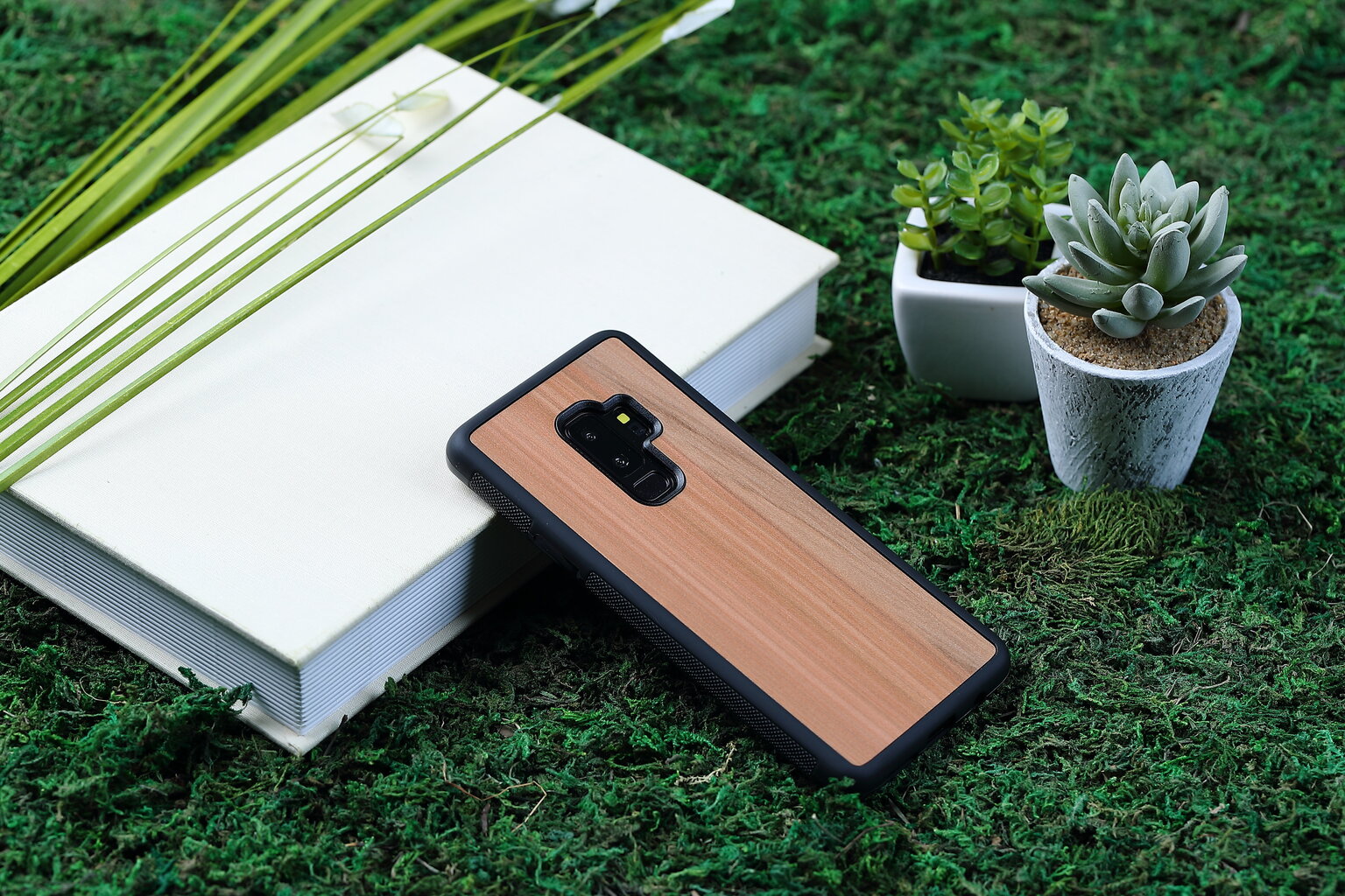 Samsung Galaxy S9 Plus suojakuori Man&Wood, Cappuccino, musta hinta ja tiedot | Puhelimen kuoret ja kotelot | hobbyhall.fi
