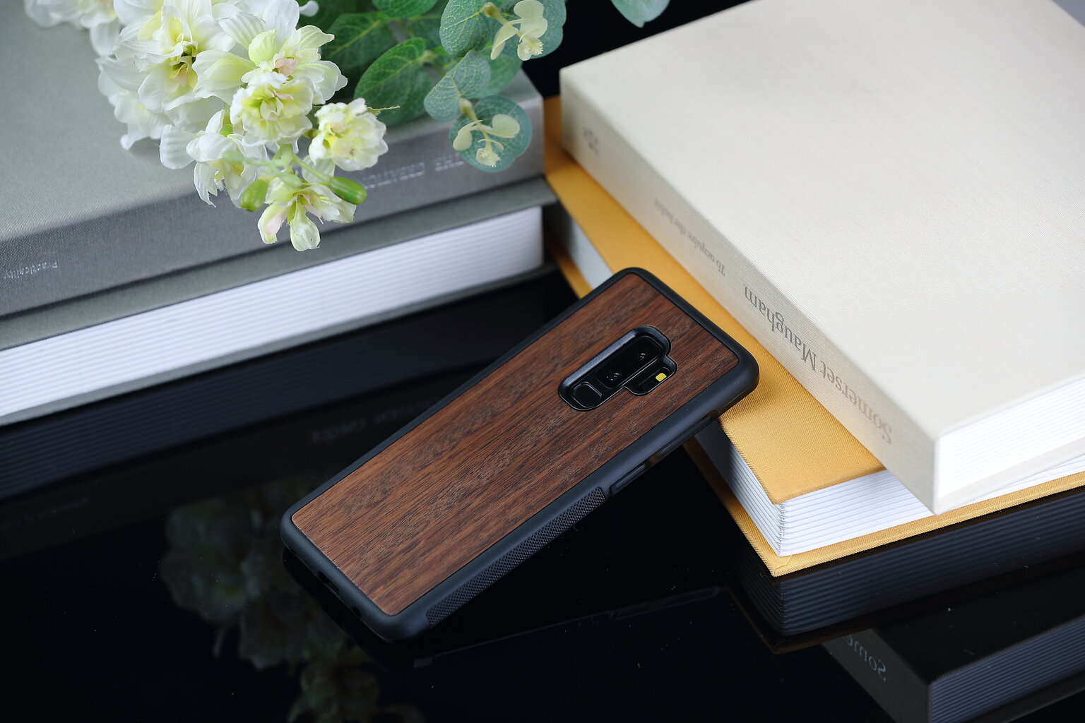 Samsung Galaxy S9 Plus suojakuori Man&Wood, Koala, musta hinta ja tiedot | Puhelimen kuoret ja kotelot | hobbyhall.fi