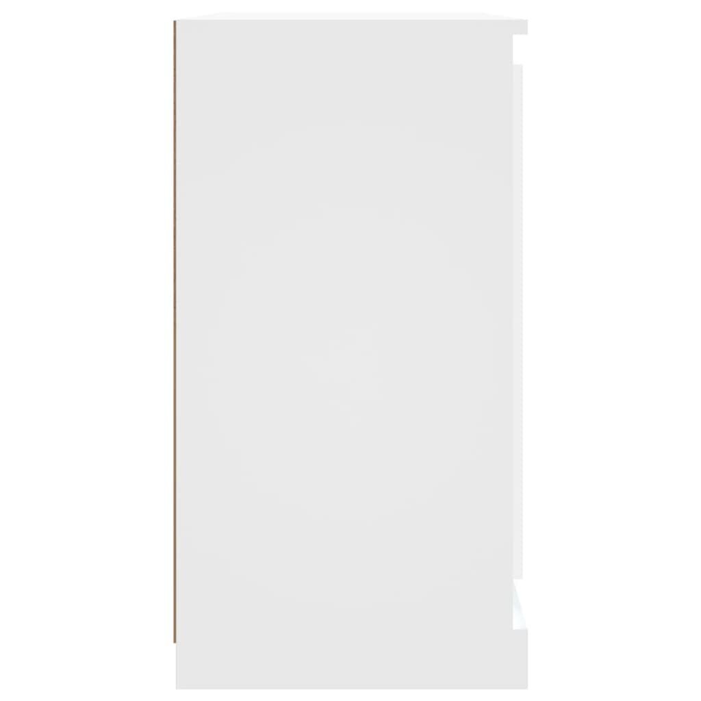 vidaXL Senkki valkoinen 70x35,5x67,5 cm tekninen puu hinta ja tiedot | Olohuoneen kaapit ja lipastot | hobbyhall.fi