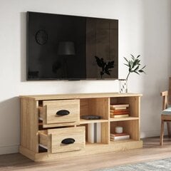 vidaXL TV-taso Sonoma-tammi 102x35,5x47,5 cm tekninen puu hinta ja tiedot | TV-tasot | hobbyhall.fi