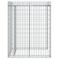 vidaXL Gabion kivikoriseinä jäteastialle 110x91x120 cm sinkitty rauta hinta ja tiedot | Aidat ja tarvikkeet | hobbyhall.fi