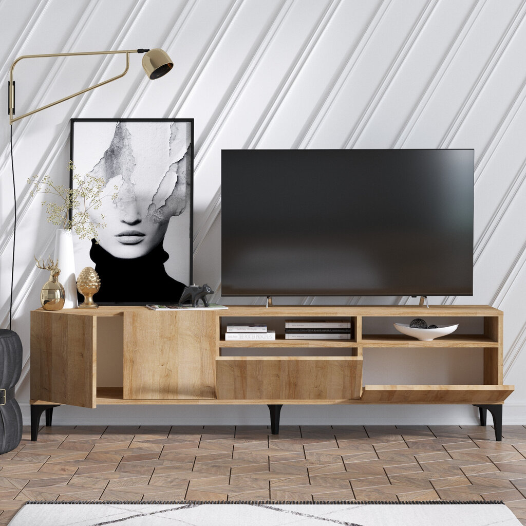 Kalune Design TV-taso Ross, ruskea hinta ja tiedot | TV-tasot | hobbyhall.fi