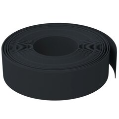 vidaXL Puutarhareunus musta 10 m 15 cm polyeteeni hinta ja tiedot | Aidat ja tarvikkeet | hobbyhall.fi