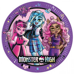Kertakäyttöiset lautaset Monster High 23cm, 8 kpl hinta ja tiedot | Tarjoiluastiat ja aterimet juhliin | hobbyhall.fi