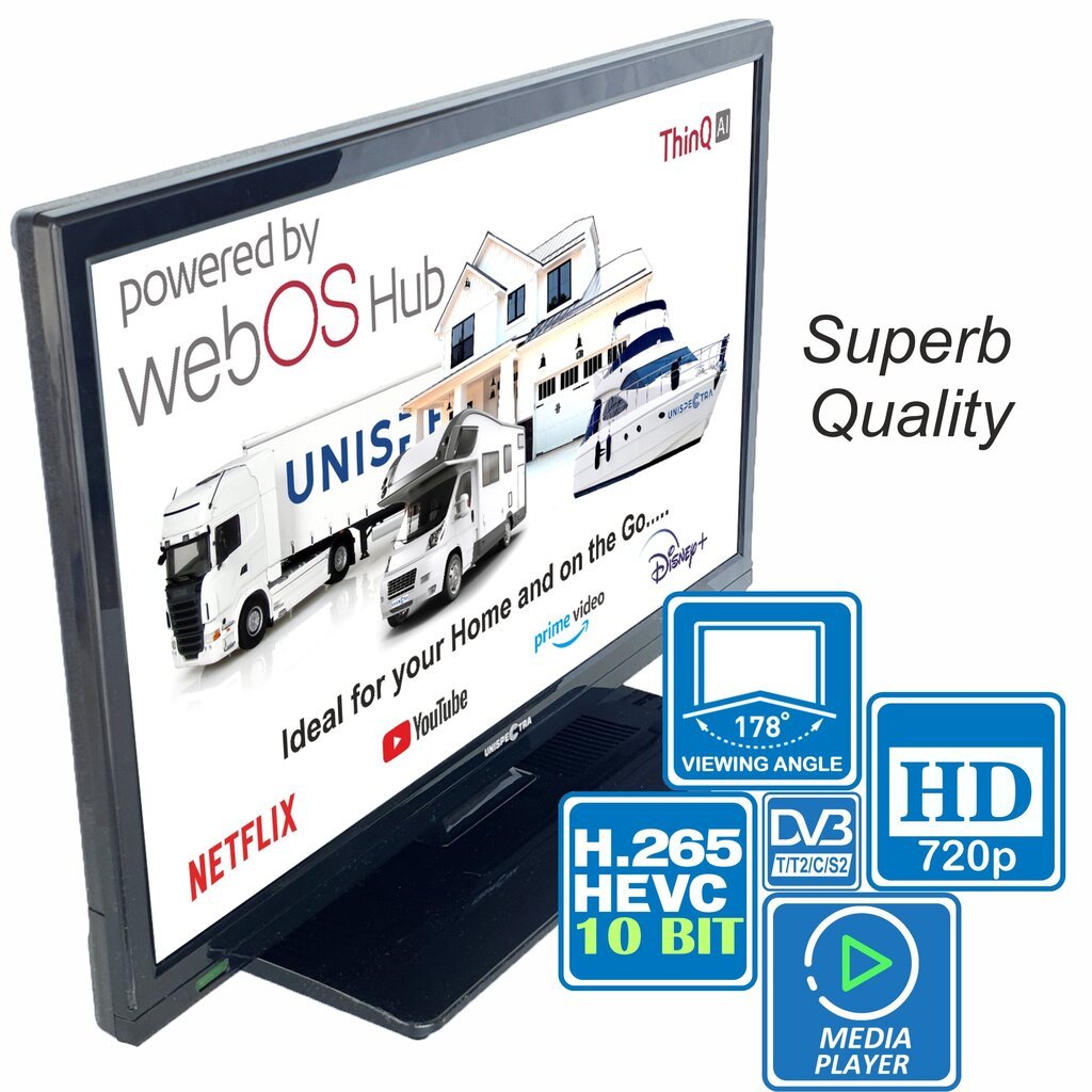 Unispectra 190T2S2W hinta ja tiedot | Televisiot | hobbyhall.fi