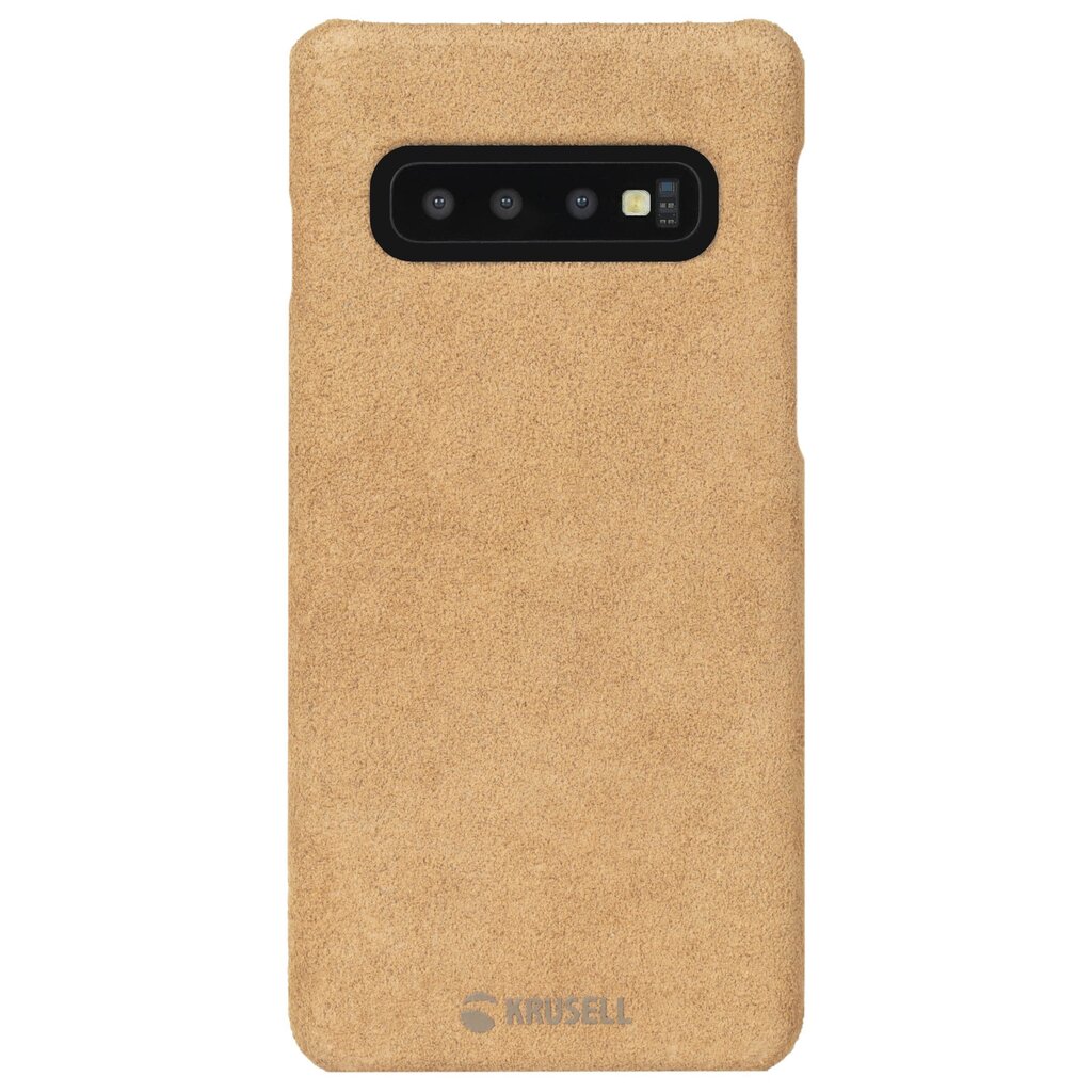 Puhelinkuori Krusell Broby Cover, sopii Samsung Galaxy S10+:lle, ruskea hinta ja tiedot | Puhelimen kuoret ja kotelot | hobbyhall.fi